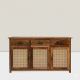 Corydon Sheesham Wood Sideboard Cane