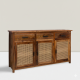 Corydon Sheesham Wood Sideboard Cane Corydon Sheesham Wood Sideboard Cane