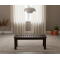 Diner Dining Bench Stripped Top | Hallway Bench (Walnut Finish)