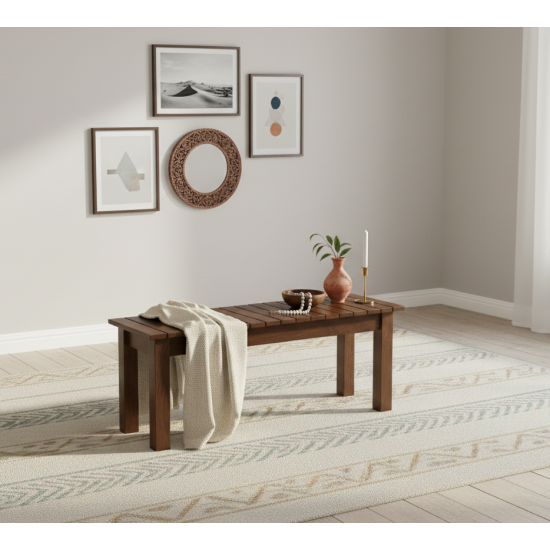 Diner Dining Bench Stripped Top | Hallway Bench (Honey Finish) Diner Dining Bench Stripped Top | Hallway Bench (Honey Finish)