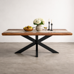 Oakland Dining Table Cross Leg 