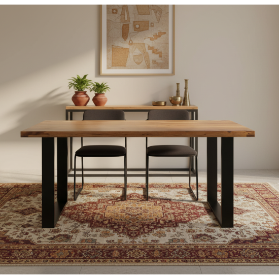Oakland Dining Table Honey Finish (140X90) Oakland Dining Table Honey Finish (140X90)