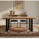 Oakland Dining Table Honey Finish (140X90) Oakland Dining Table Honey Finish (140X90)
