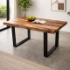 Oakland Dining Table Honey Finish (140X90)