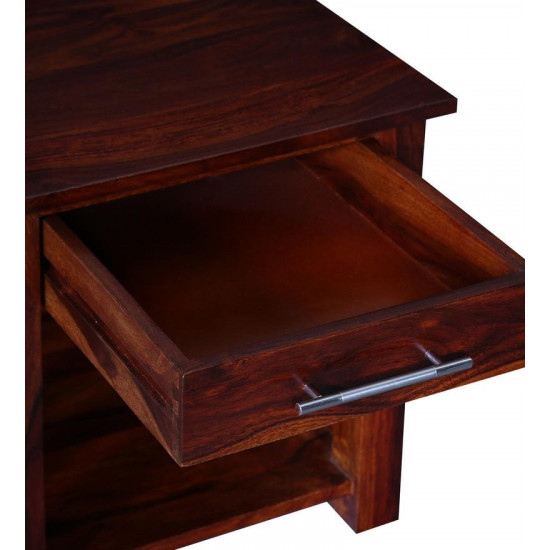 Flared Side table (Honey) for bedroom