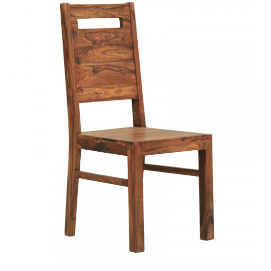 Everson Sheesham Wood dining chair (Set of 2) In Honey Finish