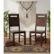 Everson Sheesham Wood dinning chair (Set of 2) In Walnut Finish