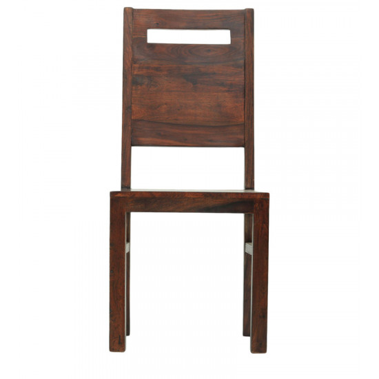 Everson Sheesham Wood dinning chair (Set of 2) In Walnut Finish