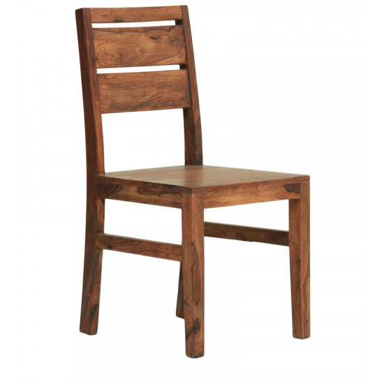 Pearl Sheesham Wood dining chair (Set of 2) In Honey Finish