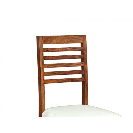 Angel's Calgary Solid Sheesham Wood Dining Chairs Set of 2 In Honey Finish