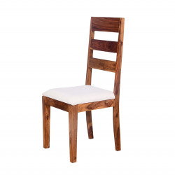 Angel's Waterloo Solid Sheesham Wood Dining Chairs Set of 2 In Honey Finish