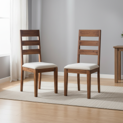 Waterloo Dining Chairs Set of 2 In Honey Finish
