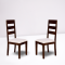 Waterloo Dining Chairs Set of 2 In Walnut Finish
