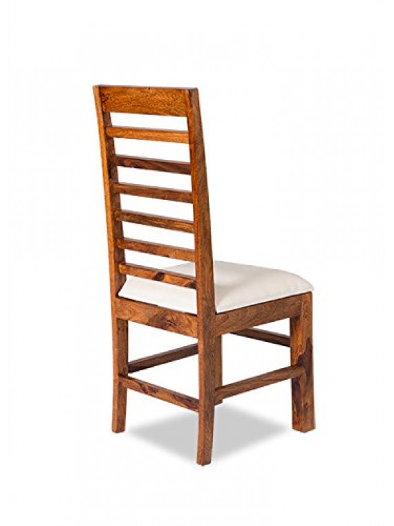 Angel's Niagara Solid Sheesham Wood Dining Chairs Set of 2 In Honey Finish