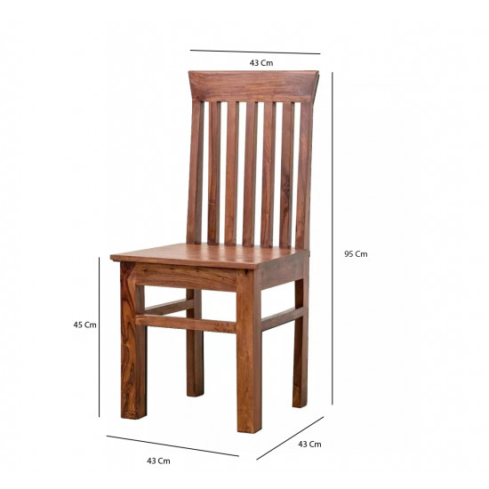Vaughan Dining Chairs Set of 2 In Honey Finish