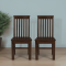 Vaughan Dining Chairs Set of 2 In Walnut Finish