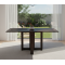 Folding Dining Table Stripped Top - Walnut