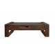 Riverton Solid Sheesham Wood Coffee table with drawer in Walnut Finish