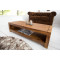 Providence Solid Sheesham Wood Tv unit | Coffee table in Honey Finish