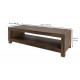 Providence Solid Sheesham Wood Tv unit | Coffee table in Walnut Finish