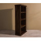 Space Saver Simply Designed Sheesham Wood Bookshelf (Walnut)