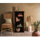 Space Saver Simply Designed Sheesham Wood Bookshelf (Walnut)