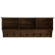 Sheesham Wood Wall Hanging Storage Shelf (Walnut)