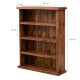Solid Sheesham Wood Open Space saver Bookshelf (Honey) Solid Sheesham Wood Open Space saver Bookshelf (Honey)