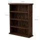 Solid Sheesham Wood Open Space saver Bookshelf (Walnut)