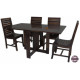 Modish Sheesham Wood Four Seater Dining Table Set (Walnut Finish) 