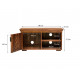 Nibley carved net tv unit in honey finish