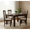 Sheesham Wood Four Seater Dining Table Set in Walnut Finish