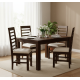 Sheesham Wood Four Seater Dining Table Set in Walnut Finish Sheesham Wood Four Seater Dining Table Set in Walnut Finish