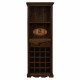 Tallboy Storage Wine rack | Bar Cabinet | Bar Unit in Walnut Finish