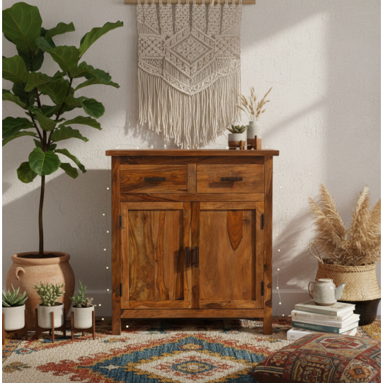 Lowboy storage cabinet honey finish Lowboy storage cabinet honey finish