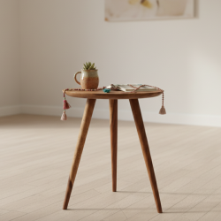 Tripod Stool Honey Finish