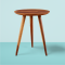 Solid Sheesham Wood Tripod End Table | Stool | Side Table | Corner Table | Sofa Side Table (Honey)