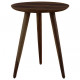 Solid Sheesham Wood Tripod End Table | Stool | Side Table | Corner Table | Sofa Side Table (Walnut)