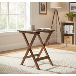 Latt Folding Patio Table (Honey)