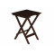 Latt Folding Patio Table (Walnut) 