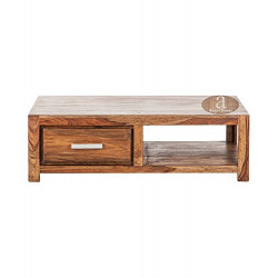 Wallman Storage Coffee table | TV unit | Solid Sheesham Wood | Honey