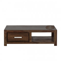 Wallman Storage Coffee table | TV unit | Solid Sheesham Wood | Walnut