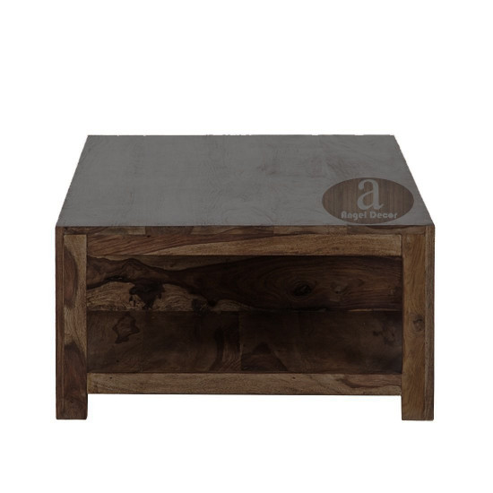 Wallman Storage Coffee table | TV unit | Solid Sheesham Wood | Walnut