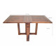 Sheesham Wood Folding Dining Table Stripped Top - Honey