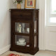 Portland Kitchen Crockery Cabinet in Walnut Finish 