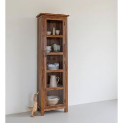 Baltimore Kitchen Cabinet Tall in Honey Finish
