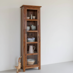 Baltimore Kitchen Cabinet Tall in Honey Finish