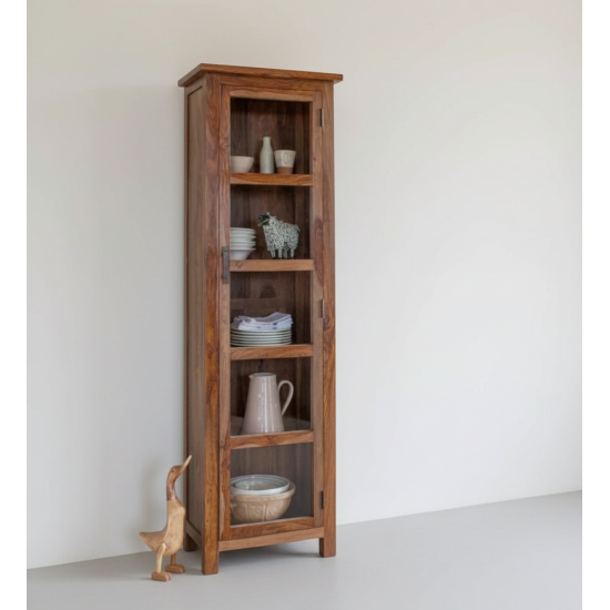 Baltimore Kitchen Cabinet Tall in Honey Finish
