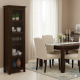 Baltimore Kitchen Cabinet Tall in Walnut Finish