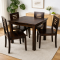 Sheesham Wood 4 Seater Dining Set  (Walnut Finish)